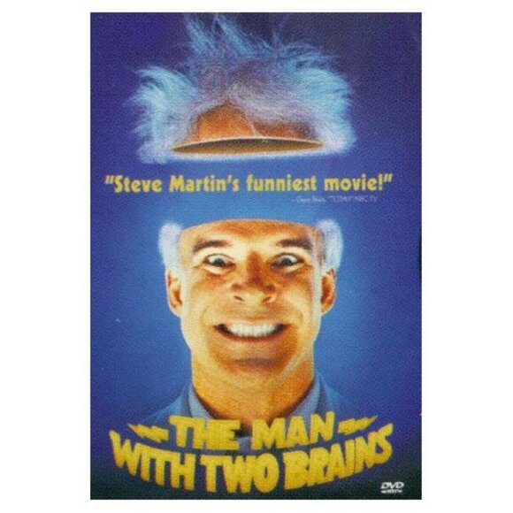 The Man With Two Brains Steve Martin Comedy Classic Warner Bros DVD 1983 - Picture 1 of 4